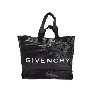 Givenchy Large Logo Tote in Black Polyethylene